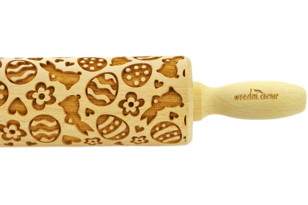 Wooden Rolling Pin 9"