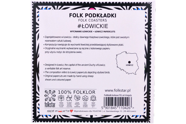 Set of 6 Coasters 4"