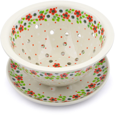 Colander with Plate 8"