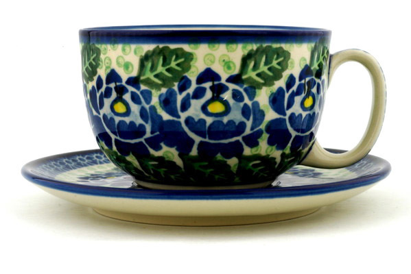 Cup with Saucer 13 oz