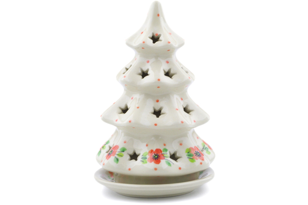 Christmas Tree Candle Holder 7"