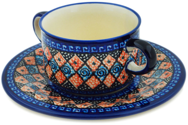 Bouillon Cup with Saucer 13 oz
