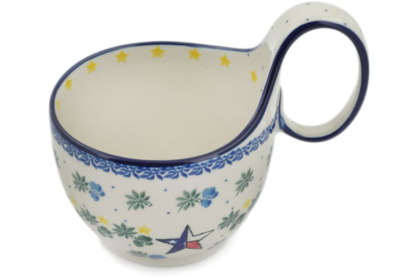 Bowl with Loop-Handle 6"