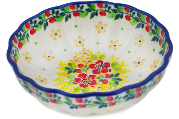 Scalloped Fluted Bowl 5"