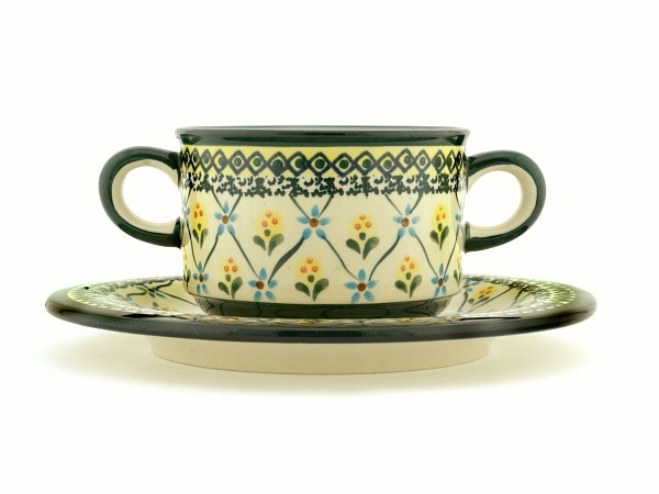 Bouillon Cup with Saucer 13 oz
