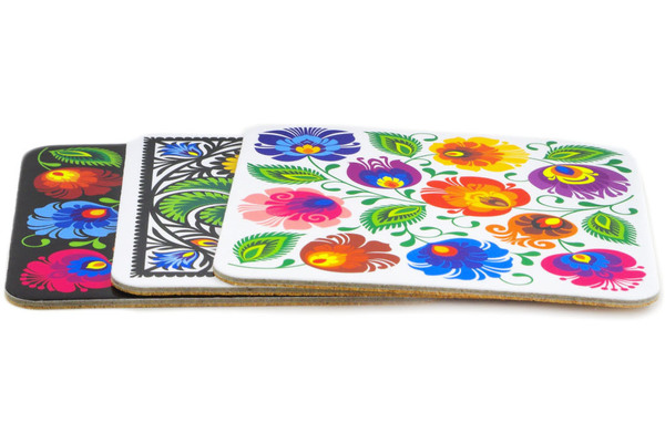 Set of 3 Coasters 4"