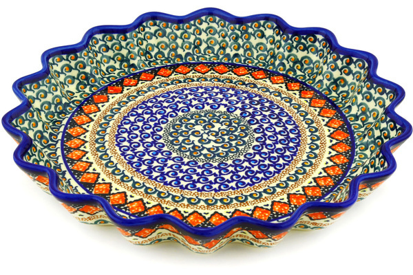 Fluted Pie Dish 13"
