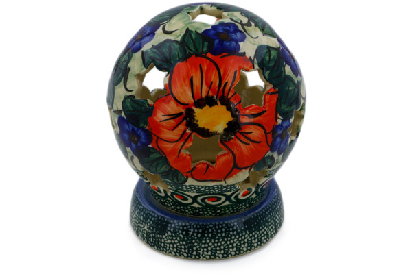 Globe Shaped Candle Holder 5"