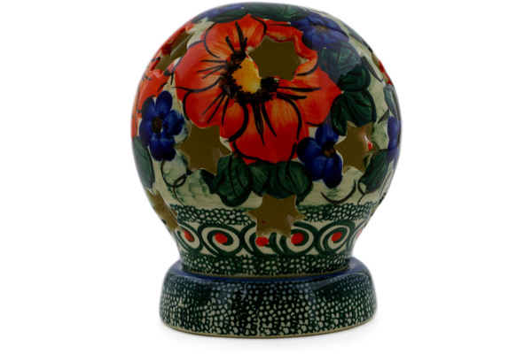 Globe Shaped Candle Holder 5"