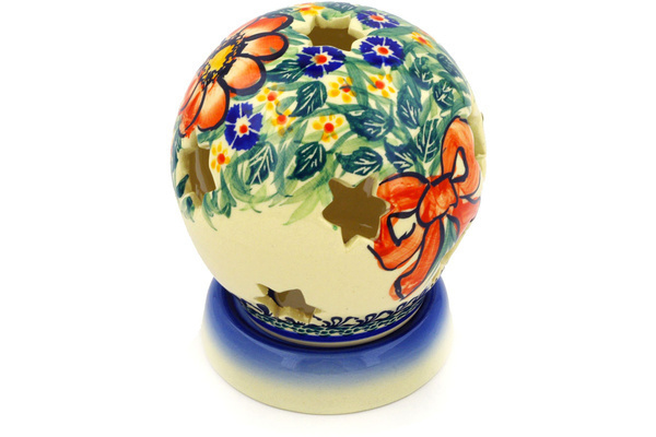 Globe Shaped Candle Holder 5"