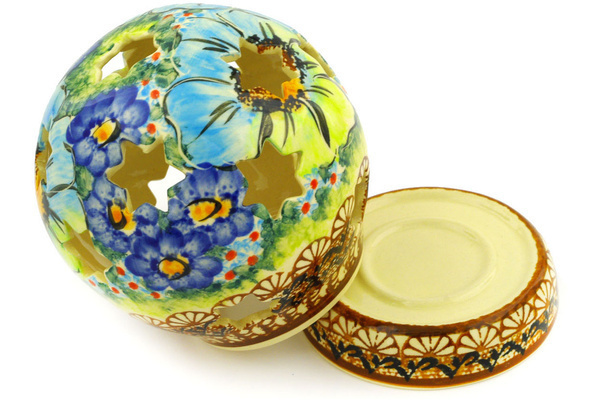 Globe Shaped Candle Holder 5"