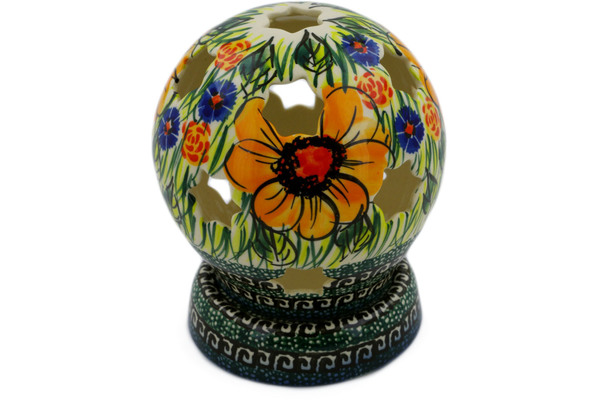 Globe Shaped Candle Holder 5"