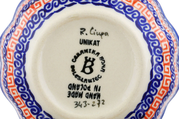 Scalloped Fluted Bowl 5"