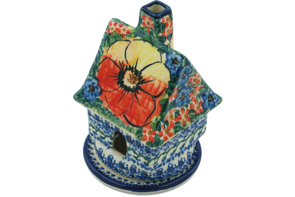 House Shaped Candle Holder 5"