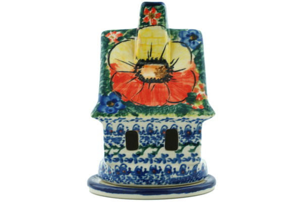 House Shaped Candle Holder 5"