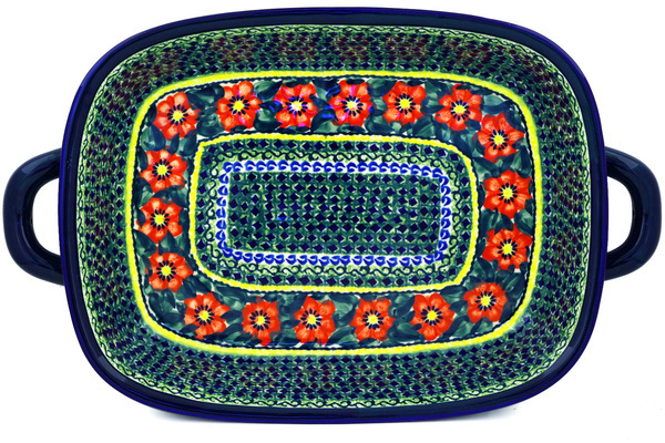 Rectangular Baker with Handles 18"