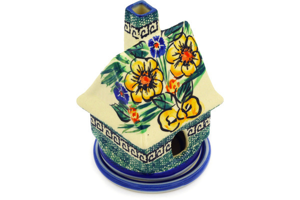 House Shaped Candle Holder 5"