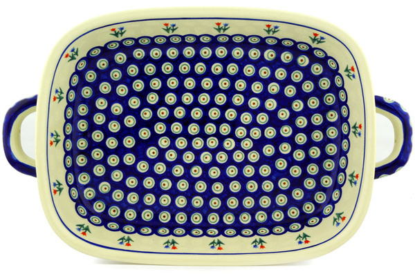 Rectangular Baker with Handles 18"