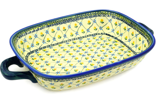 Rectangular Baker with Handles 18"