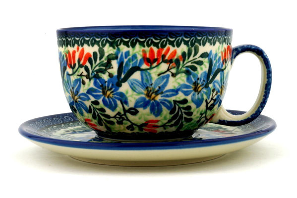 Cup with Saucer 13 oz