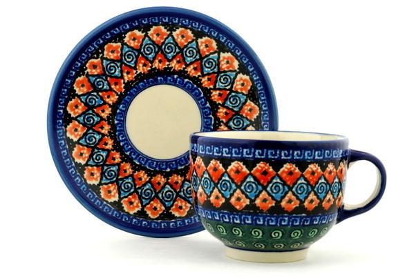 Cup with Saucer 18 oz