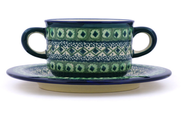 Bouillon Cup with Saucer 13 oz
