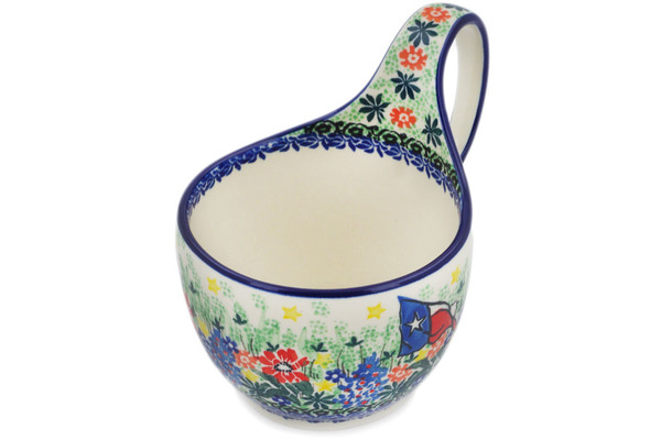 Bowl with Loop-Handle 6"