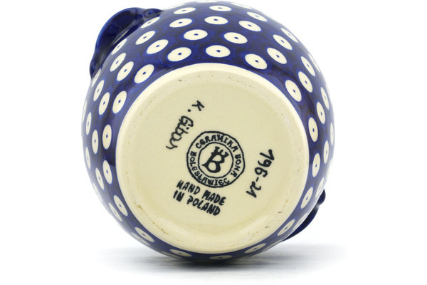 Jar with Lid and Handles 7"