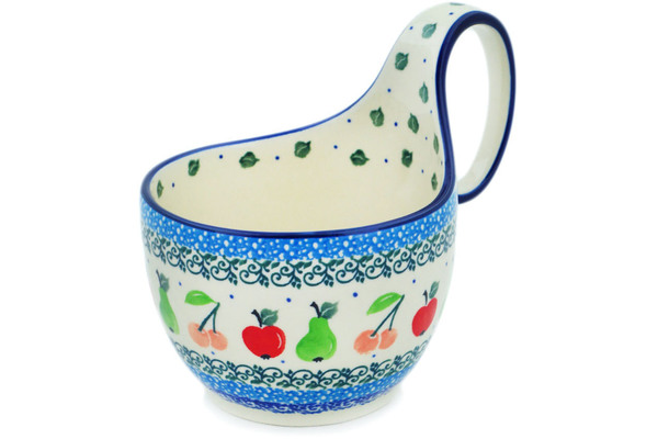 Bowl with Loop-Handle 6"