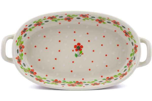 Oval Baker with Handles 9"