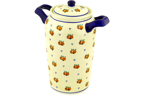 Jar with Lid and Handles 11"