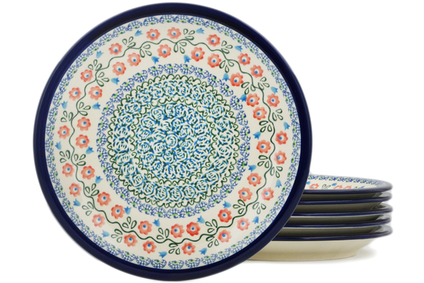 6-Piece Set of Luncheon Plates