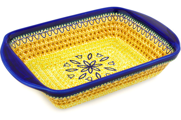 Rectangular Baker with Handles 14"