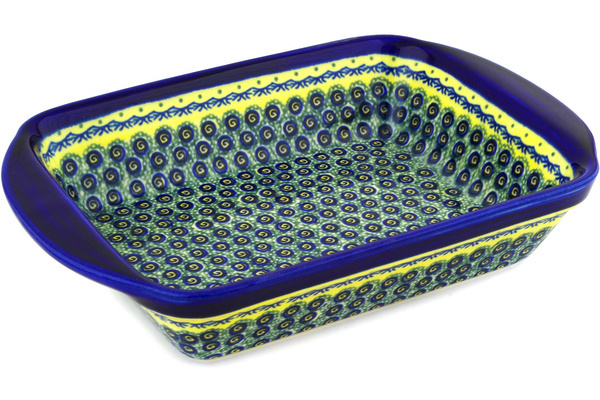 Rectangular Baker with Handles 14"