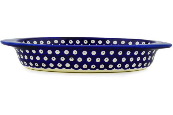 Oval Baker with Handles 13"