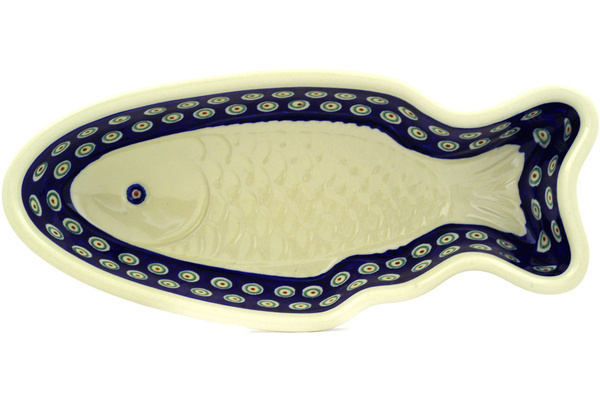 Fish Shaped Platter 14"