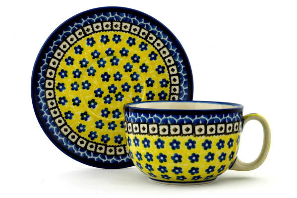 Cup with Saucer 13 oz