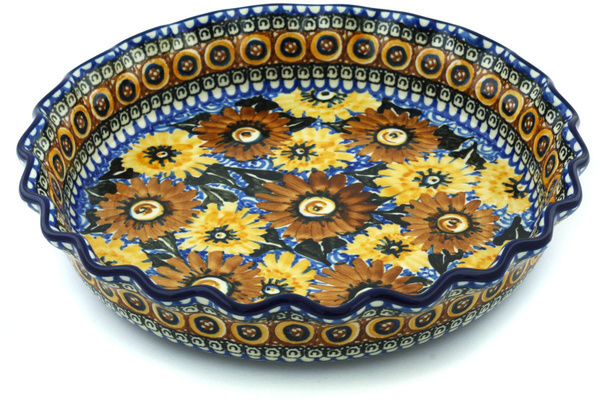 Fluted Pie Dish 10"