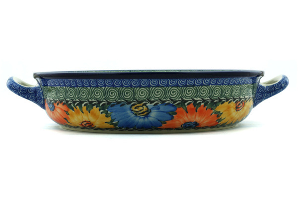 Round Baker with Handles 10-inch