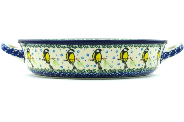 Round Baker with Handles 10-inch