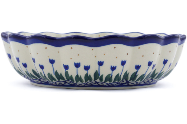 Scalloped Fluted Bowl 8"