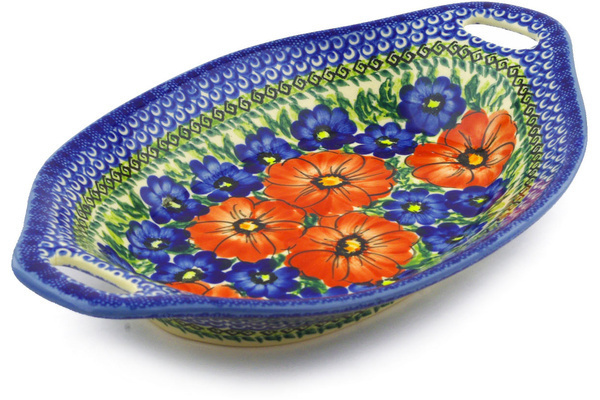 Platter with Handles 13"