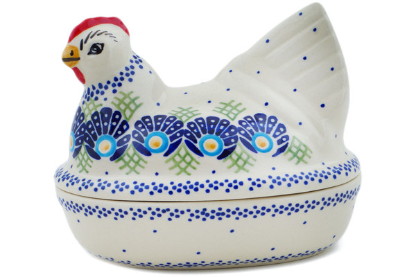 Hen Shaped Jar 7"