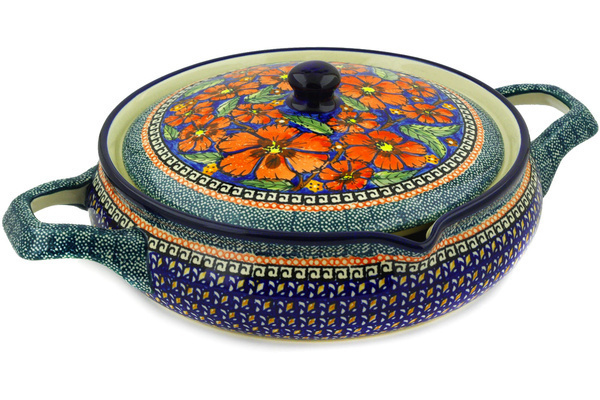 Baker with Cover with Handles 15"