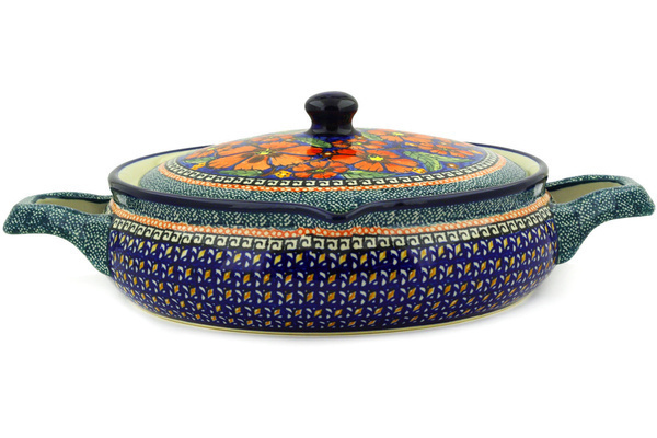 Baker with Cover with Handles 15"