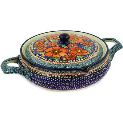 Baker with Cover with Handles 15"