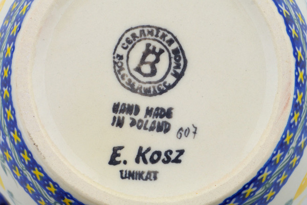 Jar with Lid and Handles 9"