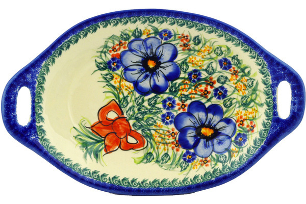 Platter with Handles 13"