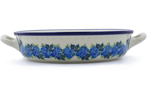 Round Baker with Handles 10-inch