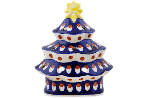 Christmas Tree Candle Holder 7"